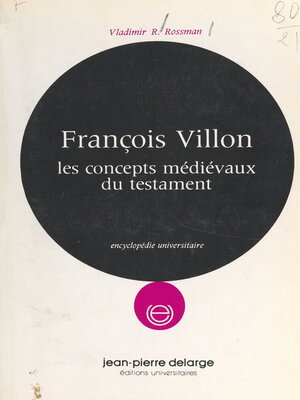 cover image of François Villon
